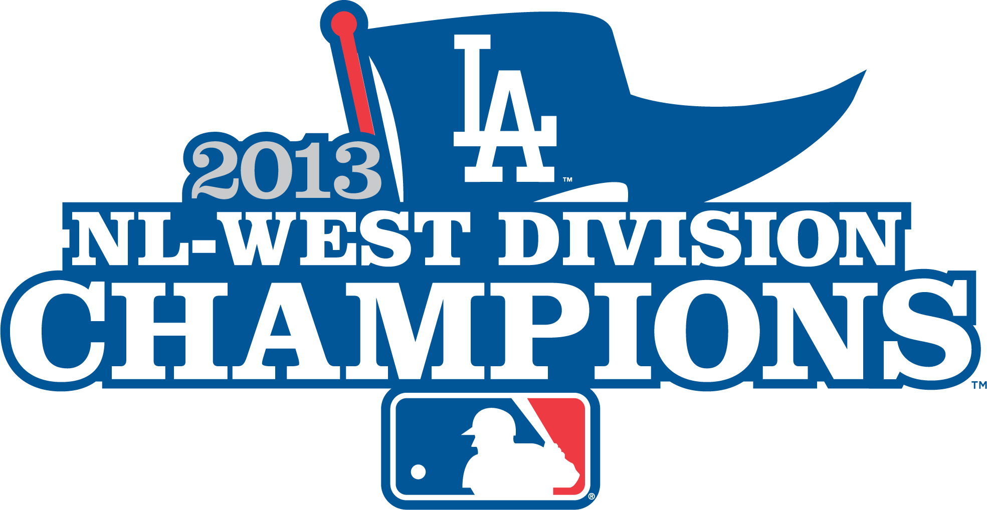 Los Angeles Dodgers 2013 Champion Logo 02 iron on paper